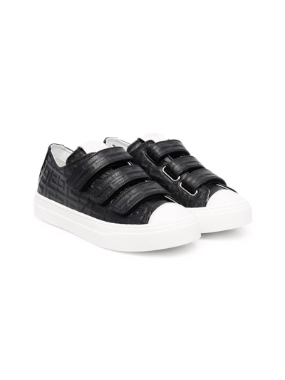 Shop Givenchy 4g Touch-strap Sneakers In Black