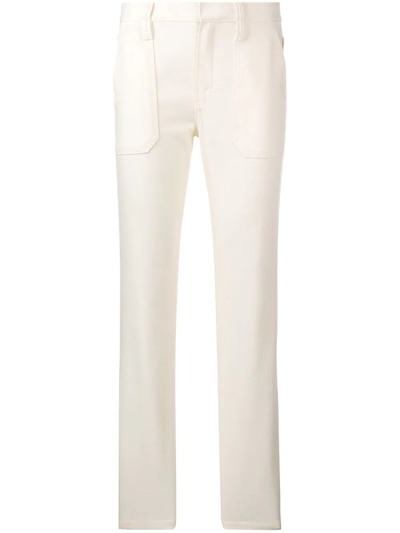 Shop Chloé Slim-fit Jeans In White