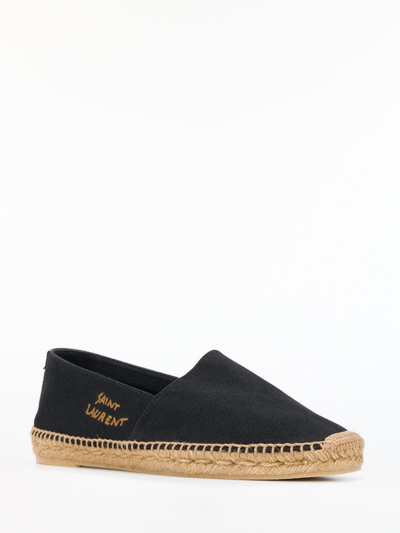 Shop Saint Laurent Black Espadrillas