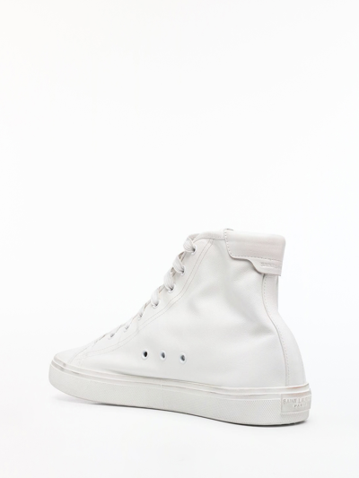 Shop Saint Laurent Malibu White Sneakers