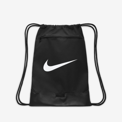 Shop Nike Unisex Brasilia 9.5 Training Gym Sack (18l) In Black