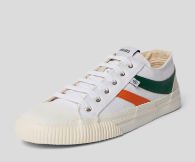 Shop Axel Arigato Midnight Stripe Low Top Sneakers In White