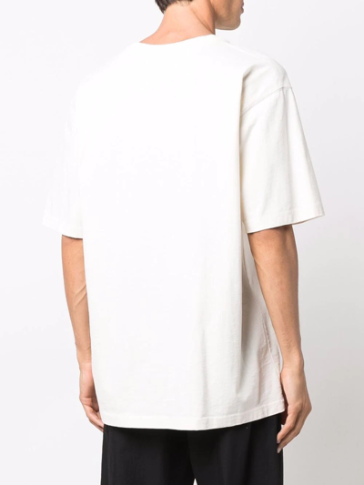 Shop Heron Preston Logo-patch Cotton T-shirt In White