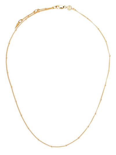Shop Missoma Short Bobble Chain Necklace In Gold