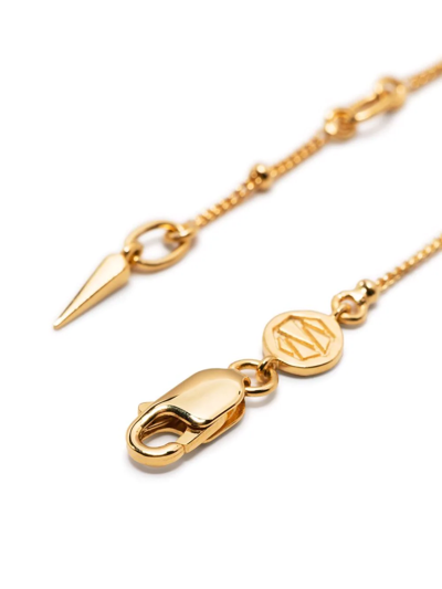 Shop Missoma Short Bobble Chain Necklace In Gold