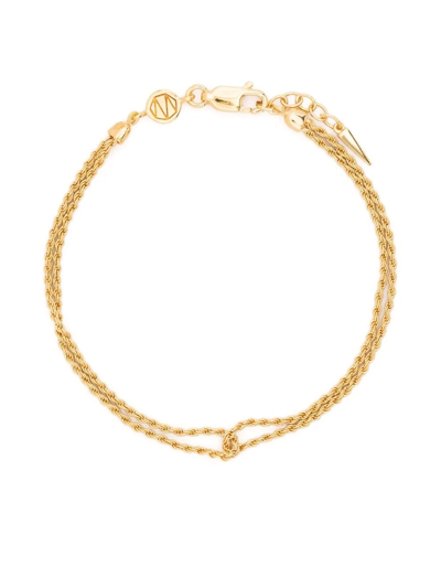 Shop Missoma Double Rope Bracelet In Gold