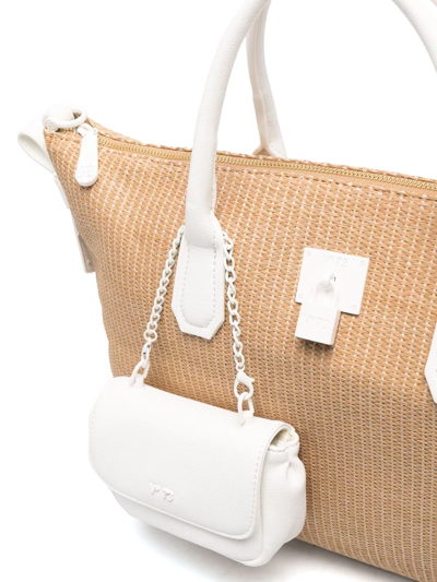 Shop V73 Mariel Bis Tote Bag In Nude