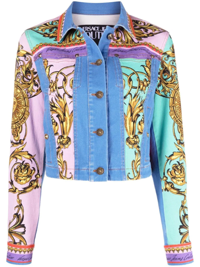 Versace Jeans Couture Garland Sun Jacket in Blue for Men