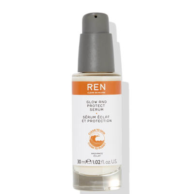 Shop Ren Clean Skincare Glow And Protect Serum 30ml