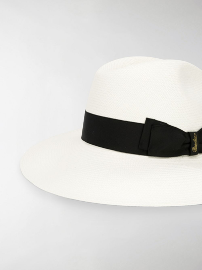 Shop Borsalino Sophie Straw Panama Hat
