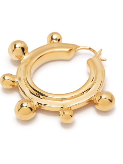 Missoma Gold-plated Sphere Hoop Earrings In Gold