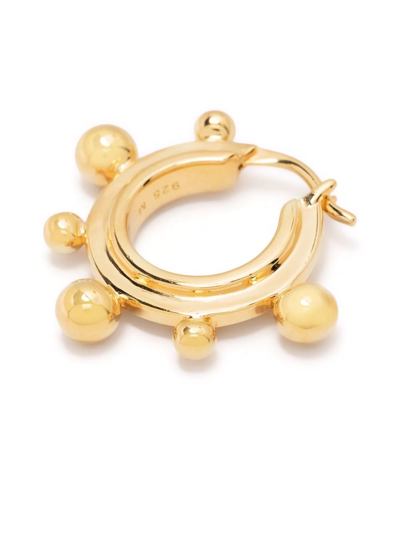 Shop Missoma Gold-plated Sphere Hoop Earrings