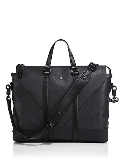 Kenzo Leather Briefcase In Black