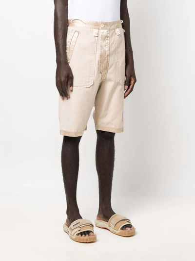 Miharayasuhiro Knee-length Chino Shorts In Nude