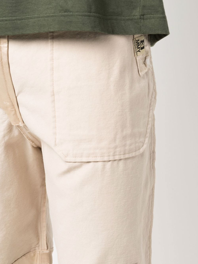 Miharayasuhiro Knee-length Chino Shorts In Nude