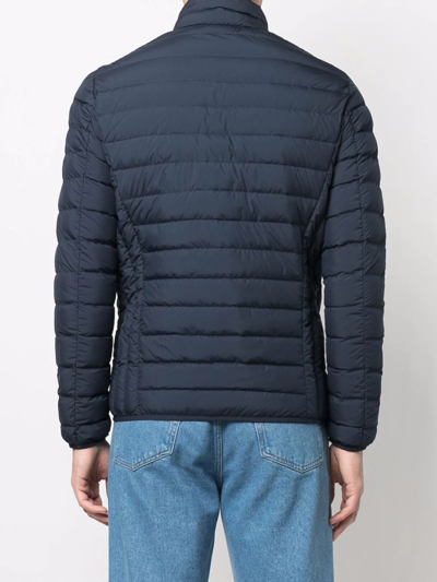 Shop Parajumpers Feather-down Padded Jacket In Blau