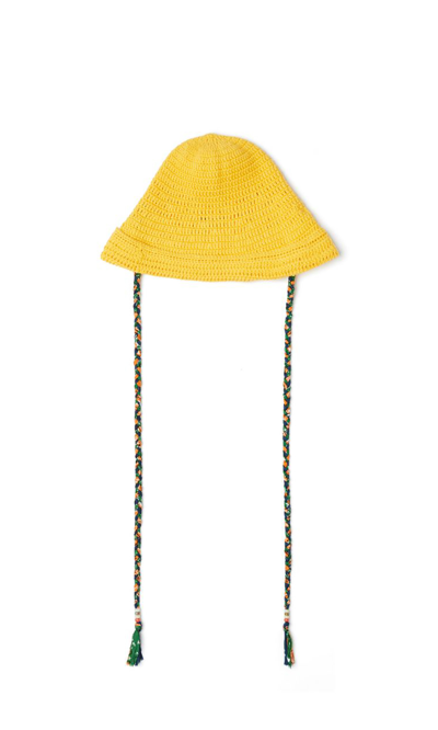 Shop Alanui Bucket Crochet Hat