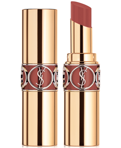 Shop Saint Laurent Rouge Volupte Shine Oil-in-stick Hydrating Lipstick Balm In Chestnut Corset