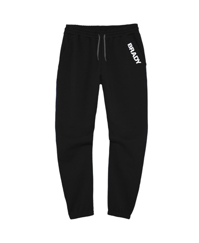 Shop Brady Men's  Black Wordmark Fleece Pants