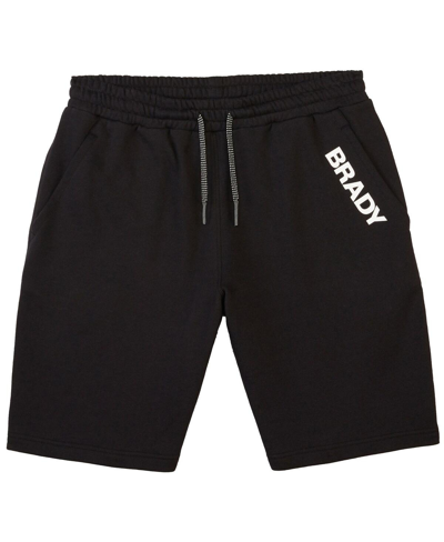 Shop Brady Men's  Black Wordmark Fleece Shorts