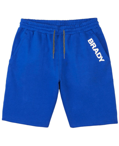 Shop Brady Men's   Blue Wordmark Fleece Shorts