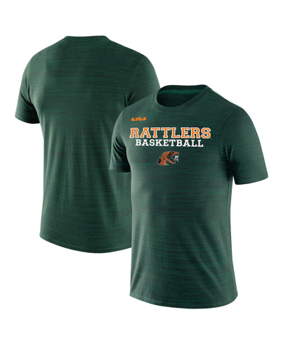 Nike Men's  X Lebron James Green Florida A&m Rattlers Velocity Legend Space-dye T-shirt In Green
