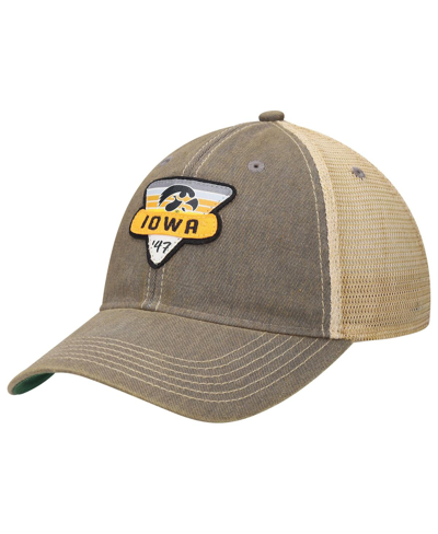 Legacy Athletic Gray Iowa Hawkeyes Legacy Point Old Favorite Trucker Snapback Hat In Gray