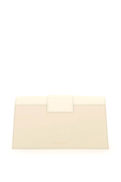 Shop Strathberry Crescent Mini Bag In Beige