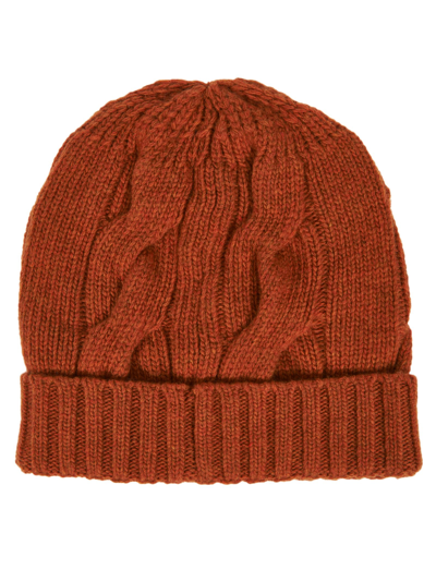 Shop Tagliatore Men's Orange Wool Hat