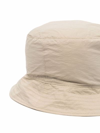 Kenzo Tiger Logo-print Bucket Hat In Beige