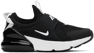 Shop Nike Kids Black & White Air Max 270 Extreme Little Kids Sneakers In Black/white