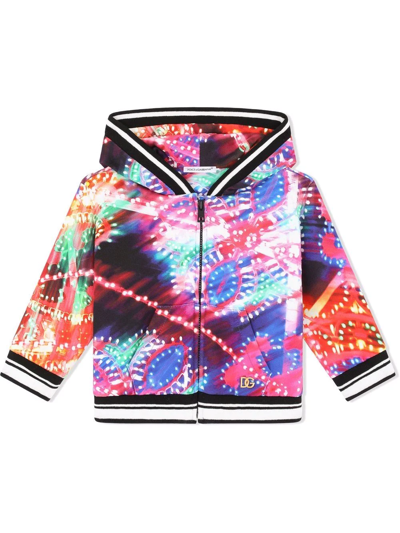 Dolce & Gabbana Zipper Hoodie In Black
