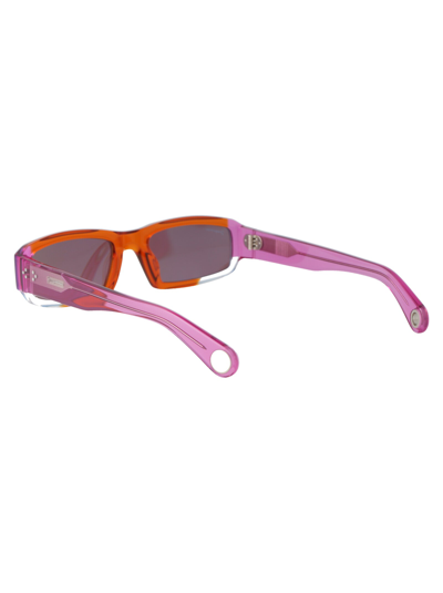 Shop Jacquemus Sunglasses In Multi Orange