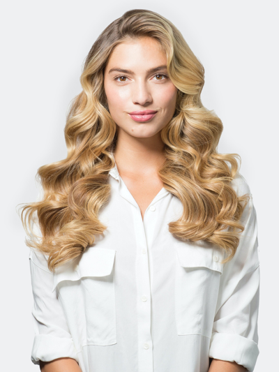 Shop T3 Defined Curls 1" Interchangeable Clip Curling Iron Barrel In White Rose Gold