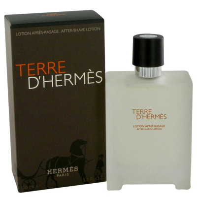 Shop Hermes Terre D' By  After Shave Lotion 3.4 oz For Men