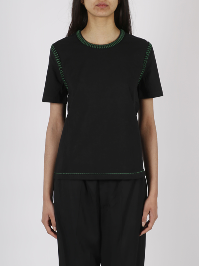 Shop Bottega Veneta Overlock T-shirt In Black