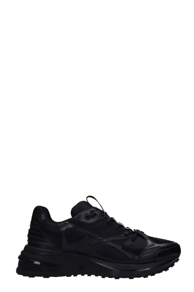 Shop Givenchy Giv Tr Low Sneakers In Black Polyester
