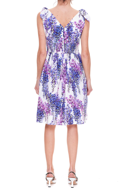 Shop Dolce & Gabbana Glicine Dress In Lilla