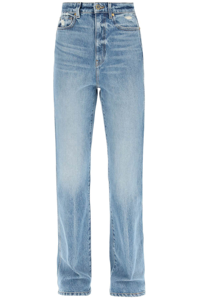 Shop Khaite Danielle Jeans In Boise (light Blue)