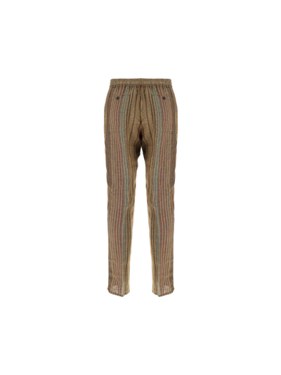 Shop Etro Pants In Verde