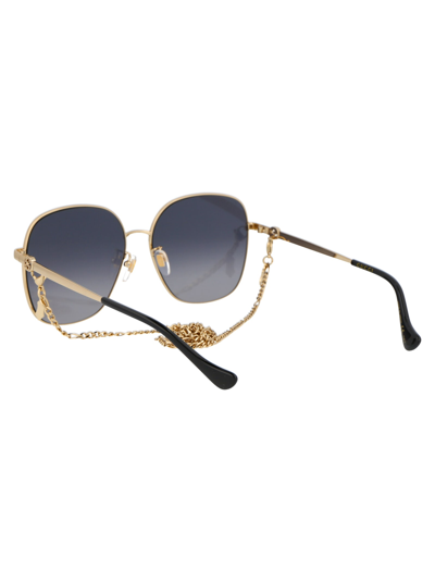 Shop Gucci Gg1089sa Sunglasses In 001 Gold Gold Grey