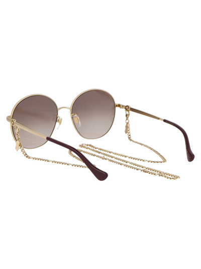 Shop Gucci Gg1090sa Sunglasses In 002 Gold Gold Brown