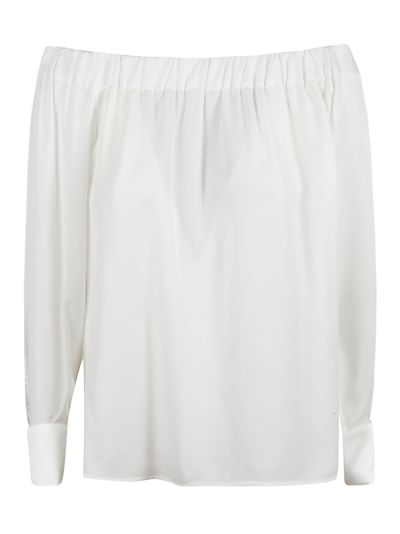 Shop Max Mara Pattino Shirt In White