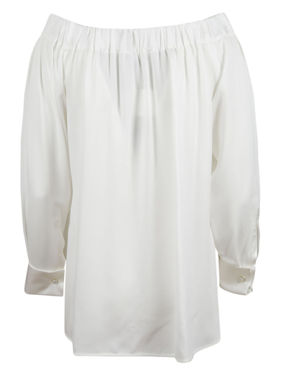 Shop Max Mara Pattino Shirt In White