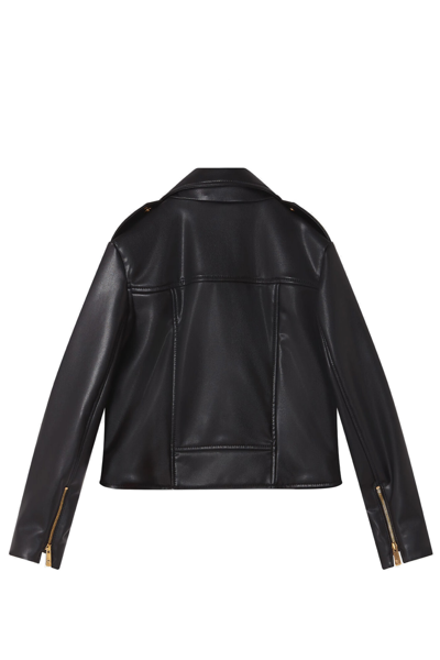Shop Versace Medusa Biker Style Jacket In Back