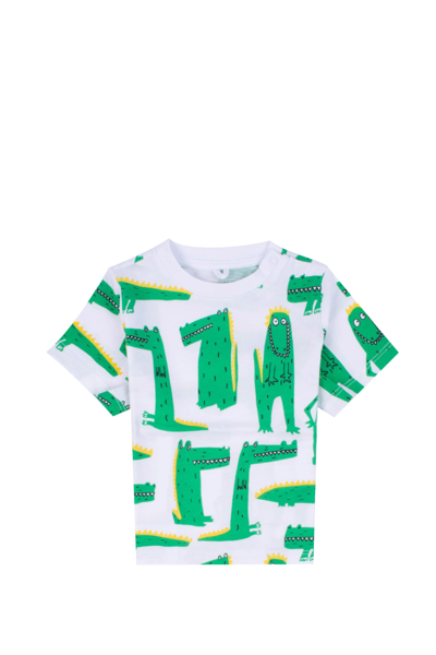 Shop Stella Mccartney Cotton T-shirt In Green