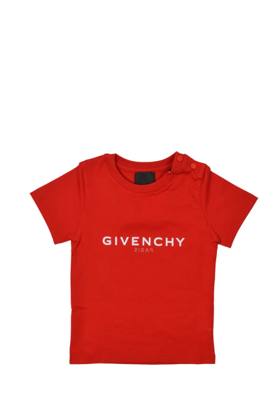 Shop Givenchy Cotton T-shirt In Red