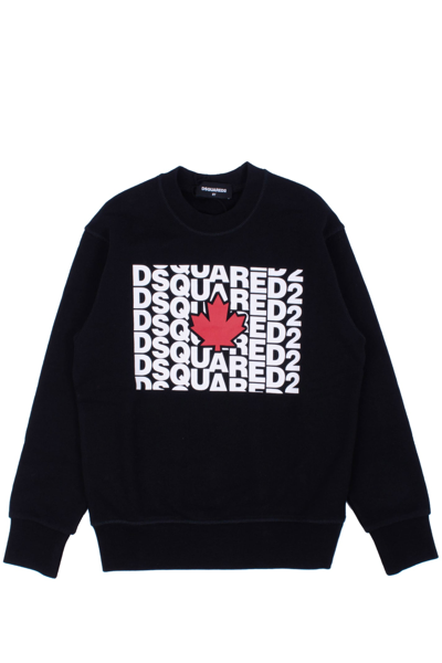 Shop Dsquared2 Cotton Sweatshirt In Back