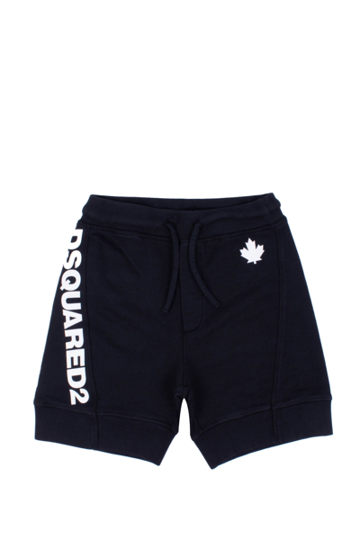 Shop Dsquared2 Cotton Shorts In Back