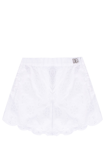 Shop Dolce & Gabbana Cotton Shorts In White